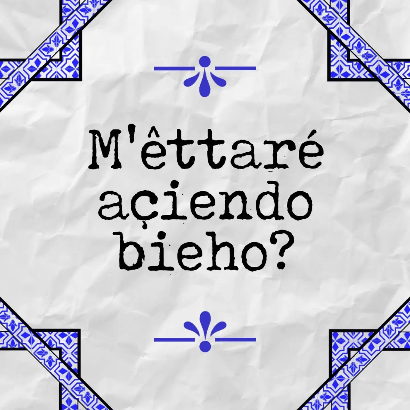 - Me da iguâh la Belá eça, la bida Ibai, der Xoka y de la mare que lô parió a tô.
- No çoporto la mayoría de lô trend eçô que çacaî.
- Êttoy harto de que to lô niñô bayan iguâh pelaô.
Y ca bêh çoporto menô a la hente y la aglomeraçionê.
M'êttaré açiendo bieho?
#mehagoviejo #andalûh #zestaperdiendo