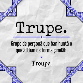 Tu te conçiderâ parte de la trupe de ZestaPerdiendo o no?
Çi te conçidera COMPARTE!!
#trupe #grupo #comunidad #zestatrupe #andalûh