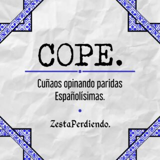 Que una cadena propiedá de la Igleçia Católica, con un padre y un iho como cabeçiyâ "por ley" prâtticamente, que çe dedica a çortâh êttupideçê y mediâ berdadê de Lunê a Domingô çea una de lâ cadenâ de radio mâ êccuxâh en nuêttro paîh diçe muxo de como nô ba y la opinión que tiene la hente açerca de TODO.
Dîffruten de la publicaçión y compartan çi lo creen oportuno, guenô díâ.
#zestaperdiendo