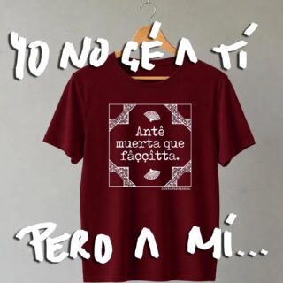 Nuebâ camî burdeô ya dîpponiblê en la tienda! Dâl-le muxo cariño q'êttà la coça mu mala!! Ô quiero!

Ademâh êh totalmente çierto lo que diçe.

#andalucia #andalûh #camiseta #zestaperdiendo