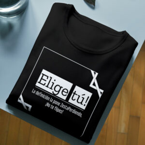 Camiseta Clásica Negra Personalizá