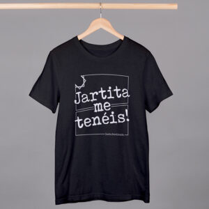 Camiseta Negra Jartita/o me tenéis!