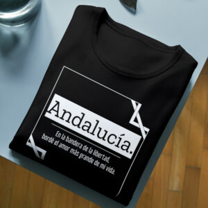 Camiseta Clásica Negra Andalucía