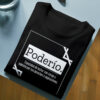 Camiseta Clásica Negra Poderío
