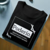 Camiseta Clásica Negra Poderío