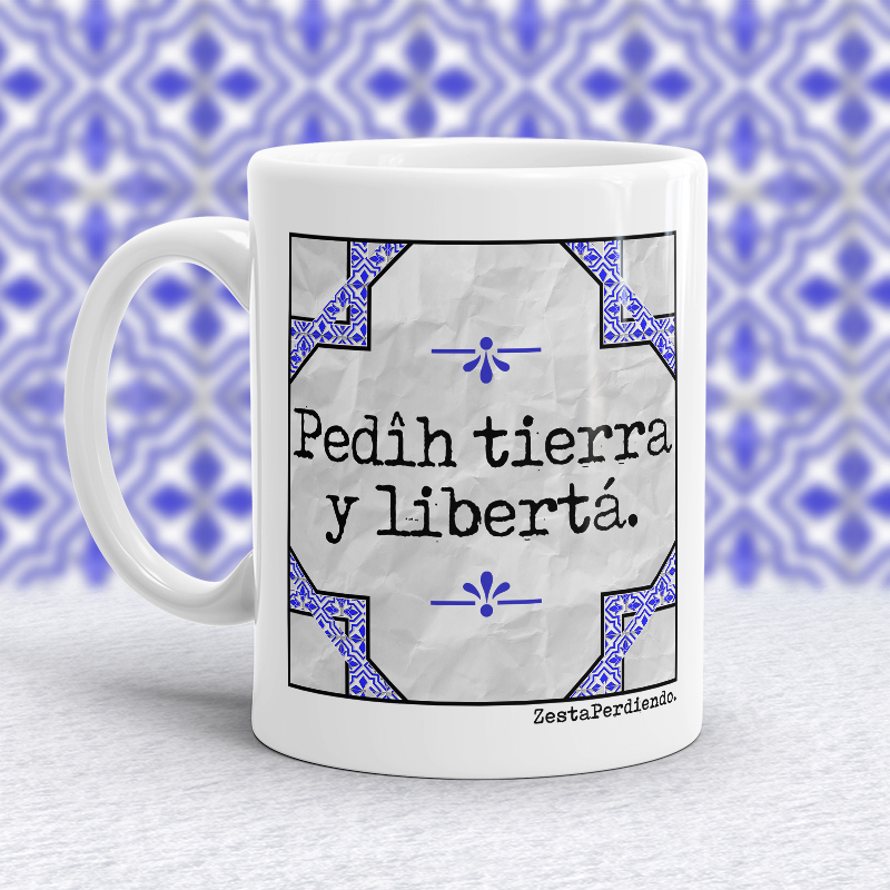 Taza Pedîh tierra y libertá