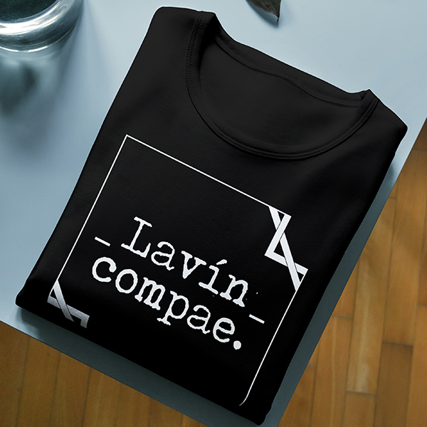 lavin_1 Camiseta Clásica Negra Lavín compae