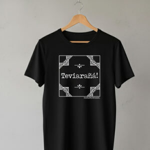 teviaraña Camiseta Clásica Negra Teviarañá!