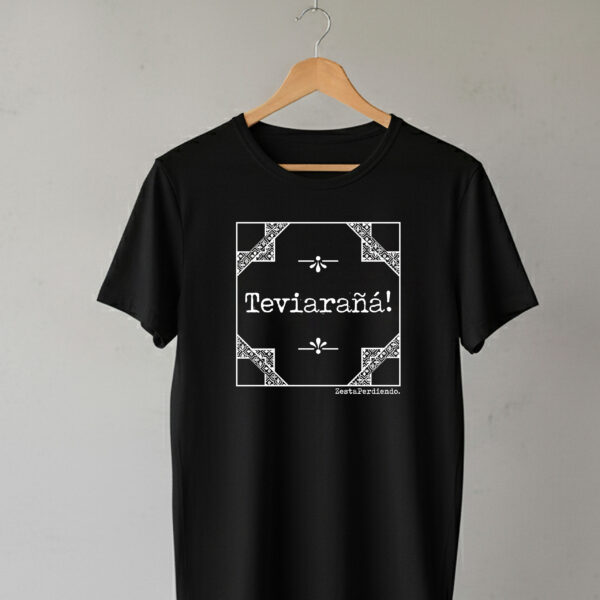 teviaraña Camiseta Clásica Negra Teviarañá!