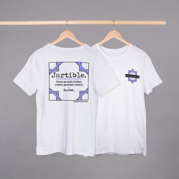 jartible_castellano_back Camiseta Especial Manga Corta Jartible