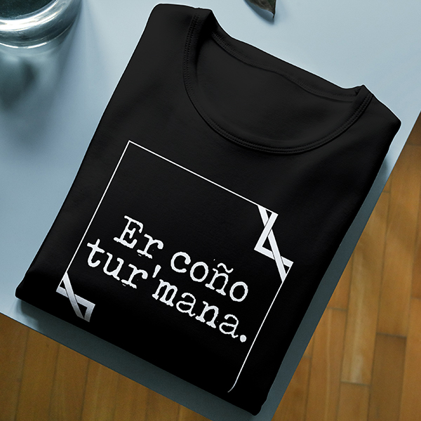 Camiseta Clásica Negra Er c*** tur'mana