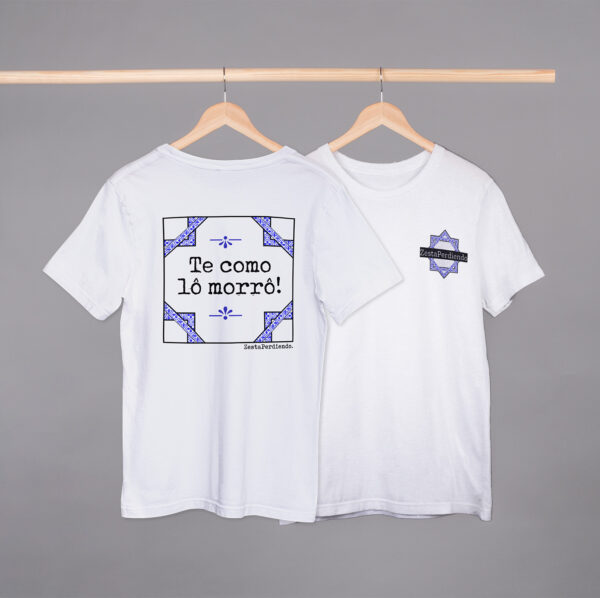morros_back Camiseta Especial Manga Corta Te como los morros!