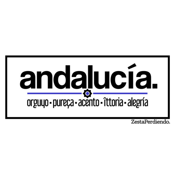 Camiseta Manga Corta Blanca Andalucía