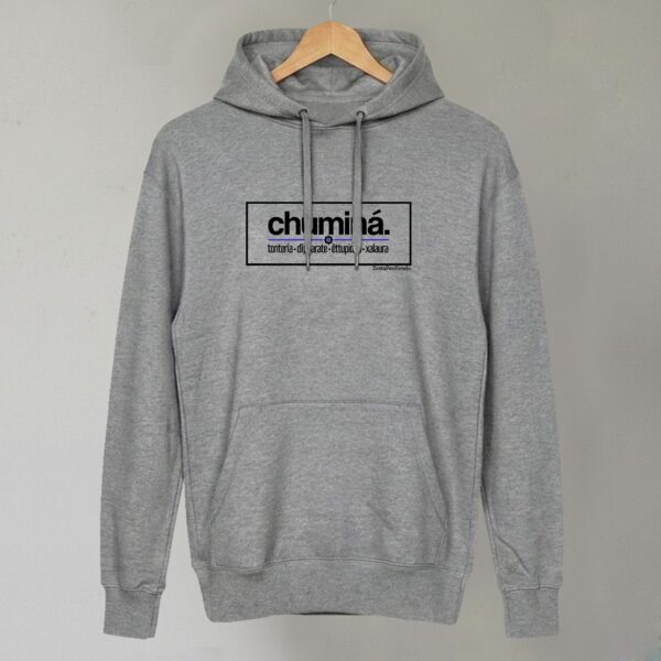 Sudadera Gris con capucha Chumina