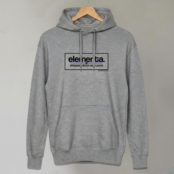 Sudadera Gris con capucha Elemento