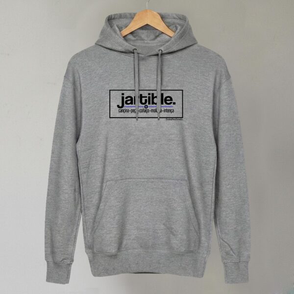 Sudadera Gris con capucha Jartible