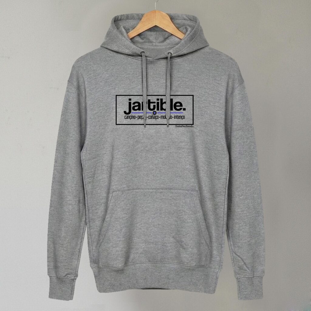 Sudadera Gris con capucha Jartible