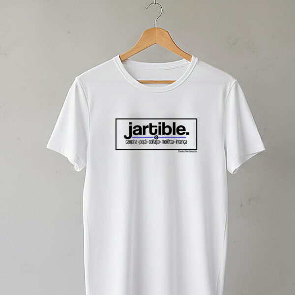 jartible_fem Camiseta Manga Corta Blanca Jartible