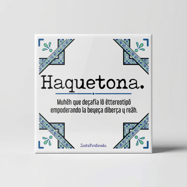 Azulejo Jaquetona
