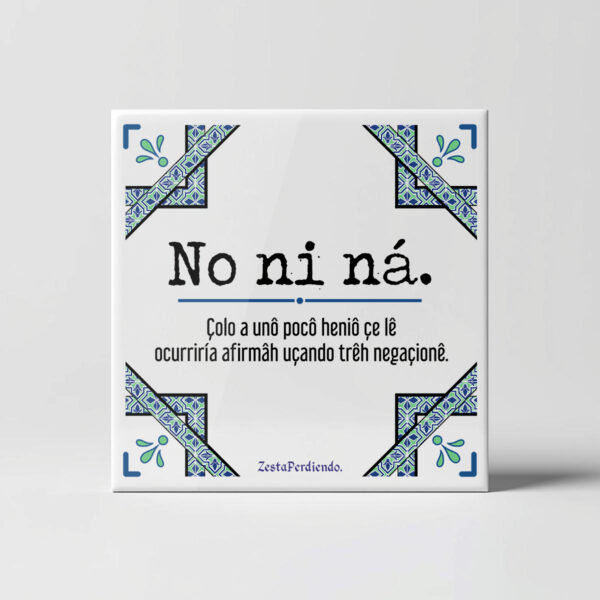 Azulejo No ni ná