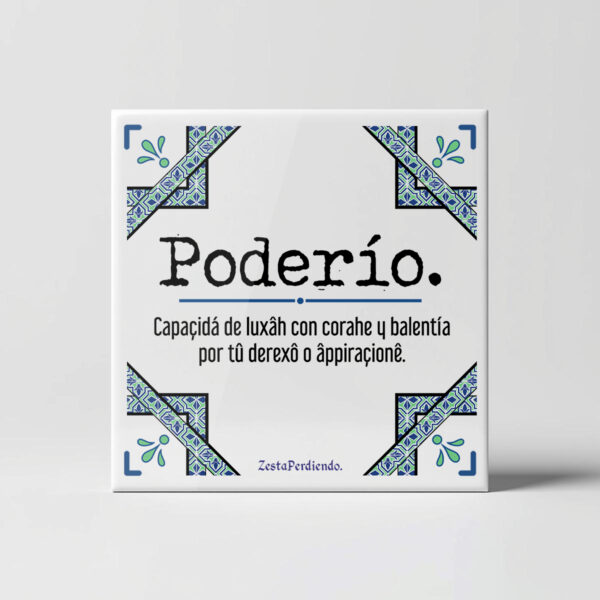 Azulejo Poderío