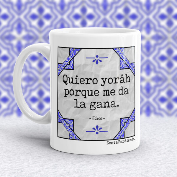 Taza Quiero llorar