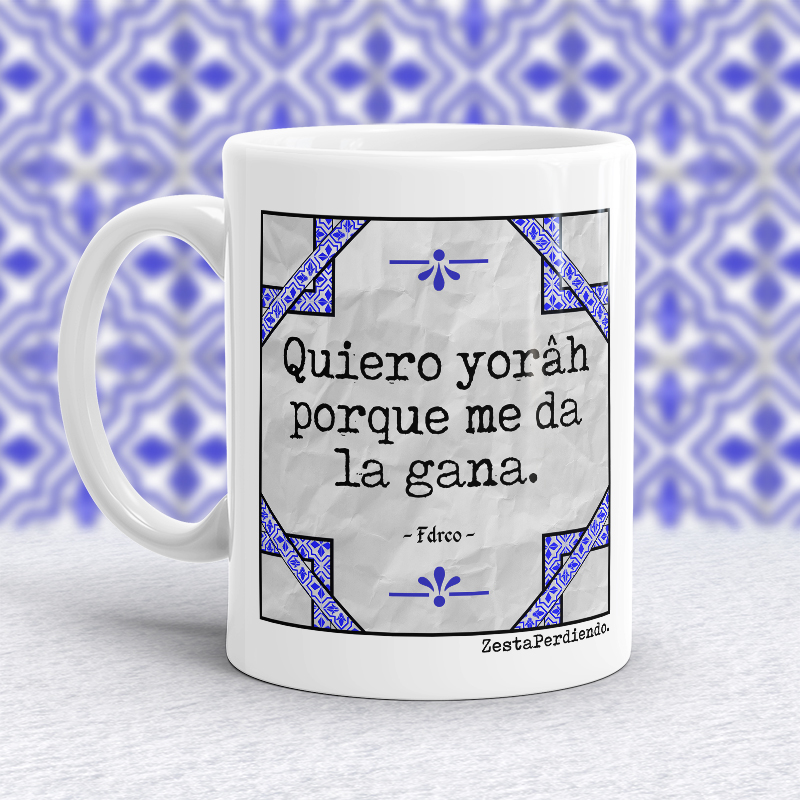 Taza Quiero llorar