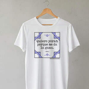 Camiseta Clásica Manga Corta Quiero llorar