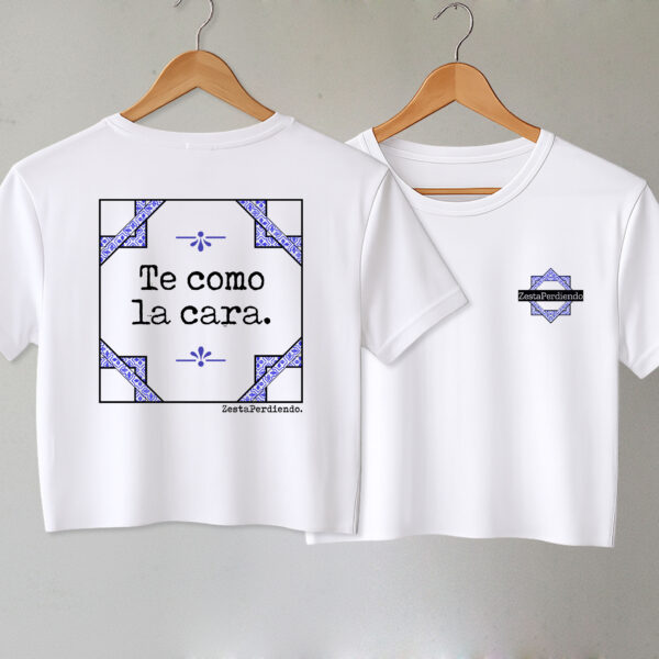 tecomolacara_back Croptop Te como la cara