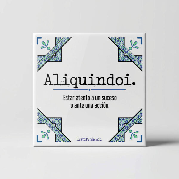 Azulejo Aliquindoi