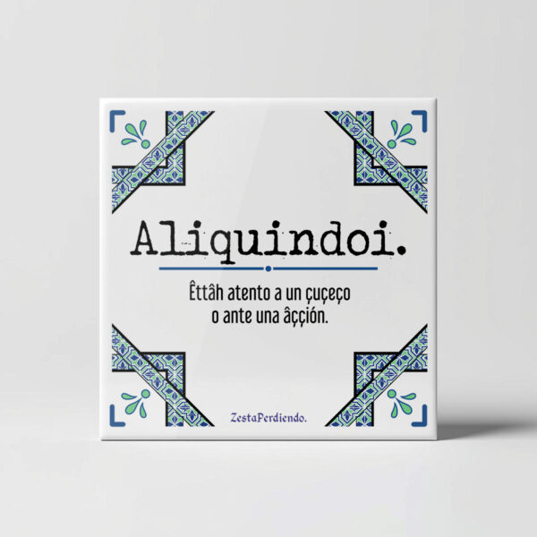 Azulejo Aliquindoi