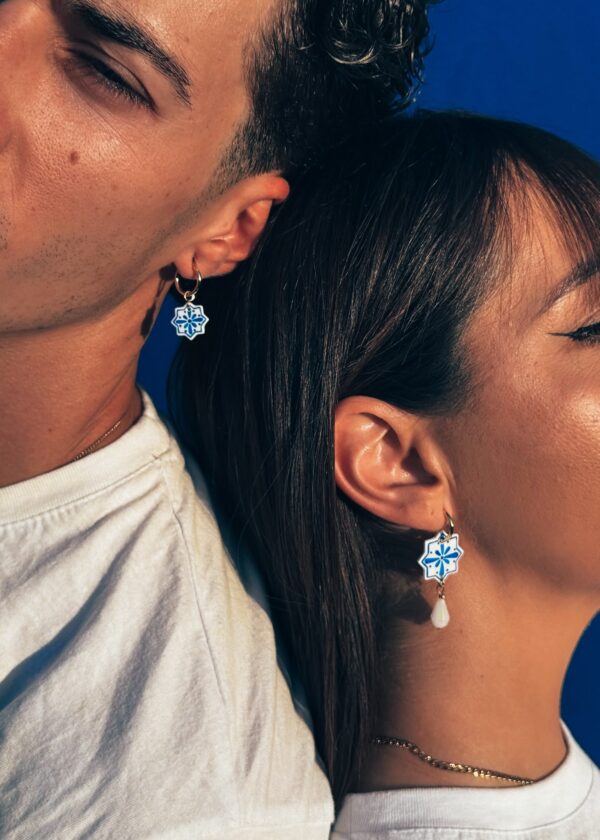 Zarcillo Estrella Tartésica Grande x Los Palma Joyería