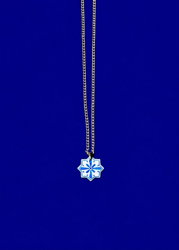 Collar cadena larga Estrella Tartésica grande x Los Palma Joyería