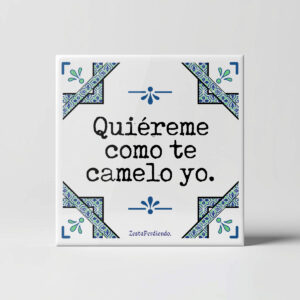 Diseño sin título - 1 Azulejo Quiéreme