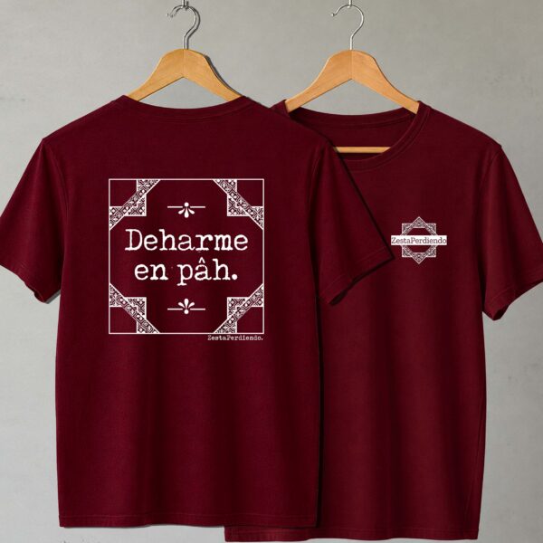 Camiseta Burdeos Dejarme en paz