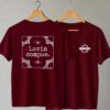 LAVIN_BURDEOS_TRAS Camiseta Burdeos Lavin Compae