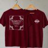 elige_back_burdeos Camiseta Clásica Burdeos Personalizá